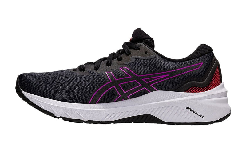 ASICS Women's GT-1000 11 Running Shoes (Black/Orchid)