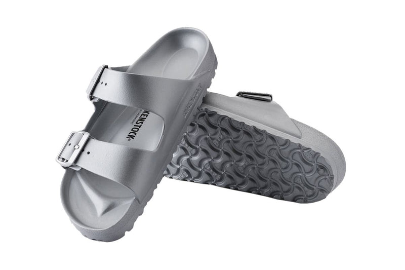 Birkenstock Arizona EVA Regular Fit Sandal (Metallic Silver)