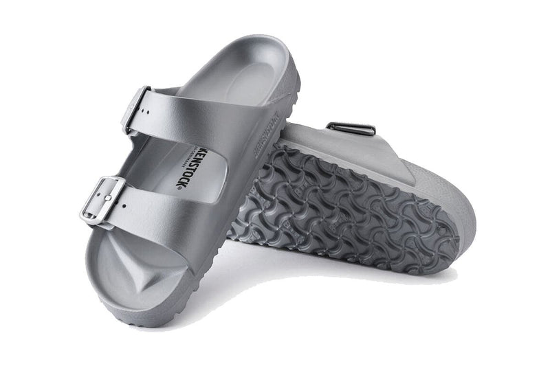 Birkenstock Arizona EVA Regular Fit Sandal (Metallic Silver)