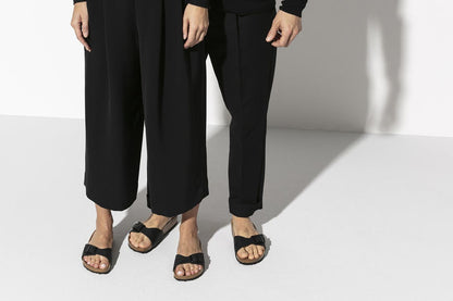 Birkenstock Unisex Madrid Birko-Flor Narrow-Fit Sandal (Black)