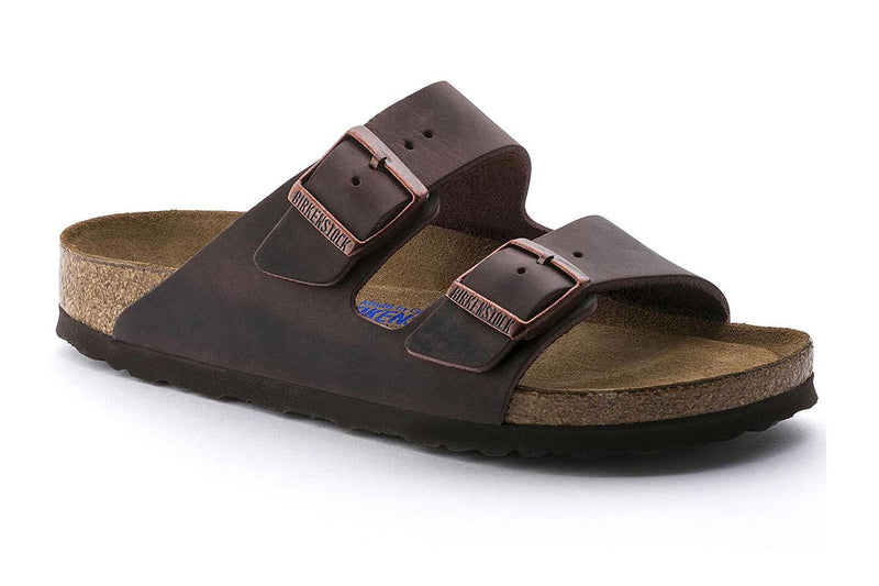 Birkenstock Unisex Arizona Soft Leather Narrow-Fit Sandal (Habana)