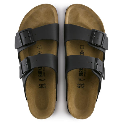 Birkenstock Unisex Arizona Birko-Flor Regular Fit Sandal (Black)