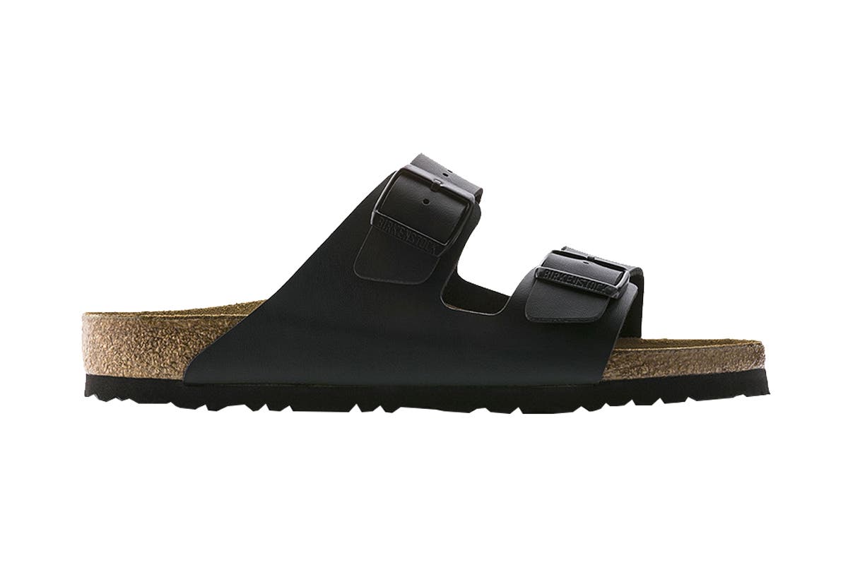 Birkenstock Unisex Arizona Birko-Flor Regular Fit Sandal (Black)