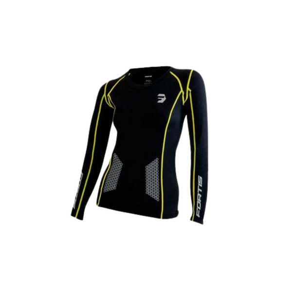Fortis Women's Long Sleeve Compression Top - Black
