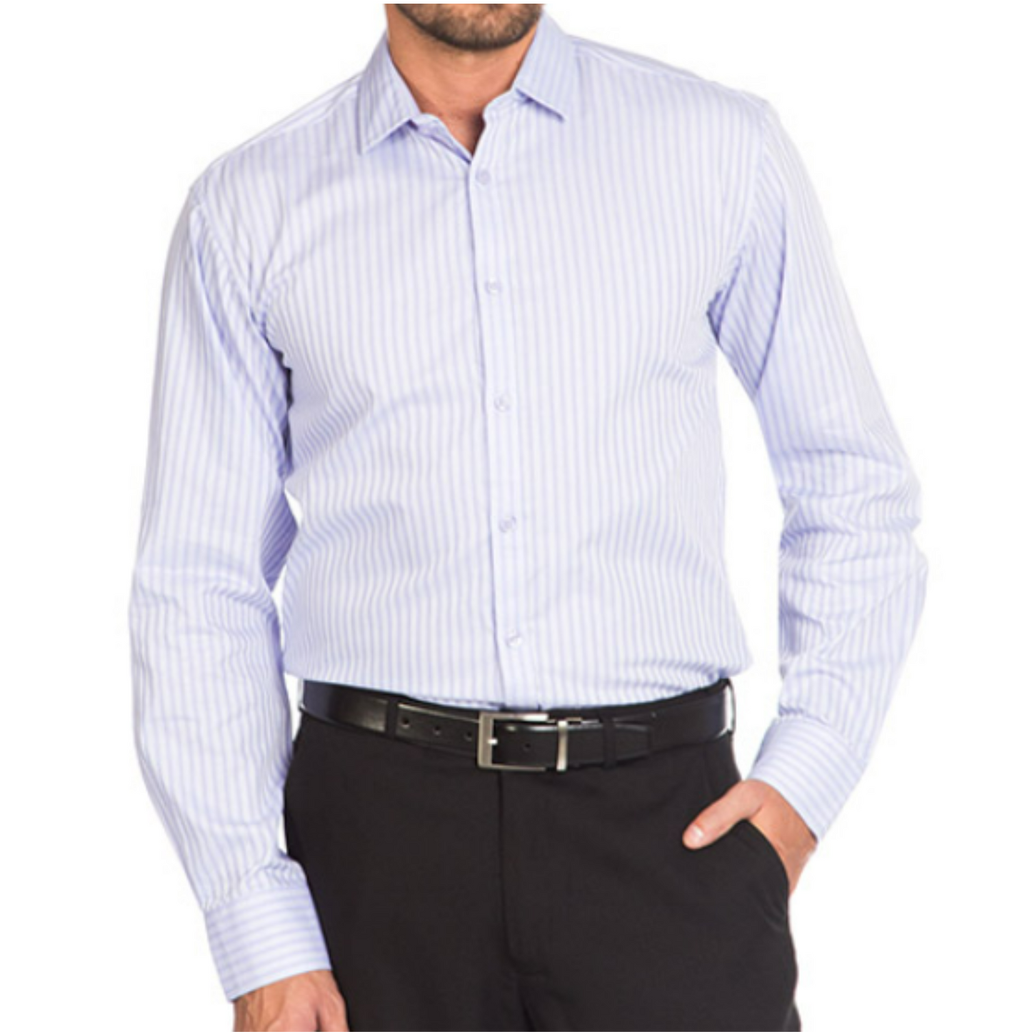Fred Bracks Men's Dylan Shirt - Lilac Stripe