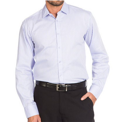 Fred Bracks Men's Dylan Shirt - Lilac Stripe