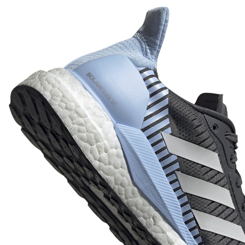 Adidas Womens SolarGlide ST 19 Shoes - grey six/GREY ONE F17/glow blue SP-FOOTWEAR-WOMENS Adidas 