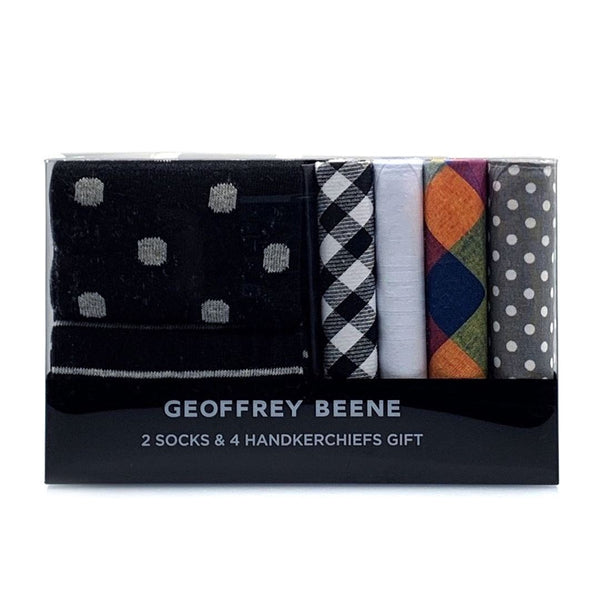 Geoffrey Beene Hanky and Sock Gift Pack - Black Gifting Geoffrey Beene 