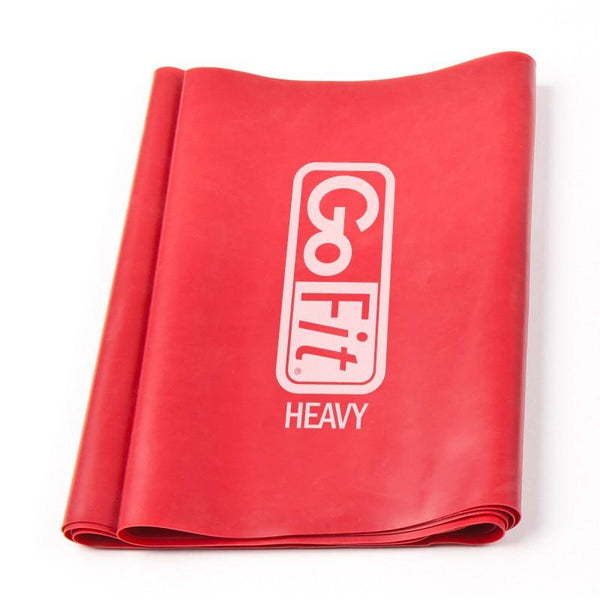 GoFit Power Latex Free Flat Band - Heavy (Red) SP-Equipment-Exercise GoFit 