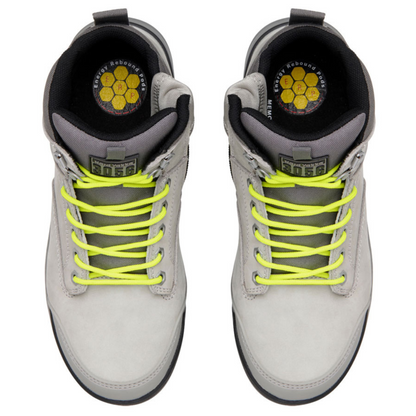 Hard Yakka Men's 3056 Lace Up & Side Zip Steel Toe Safety Boot - Grey