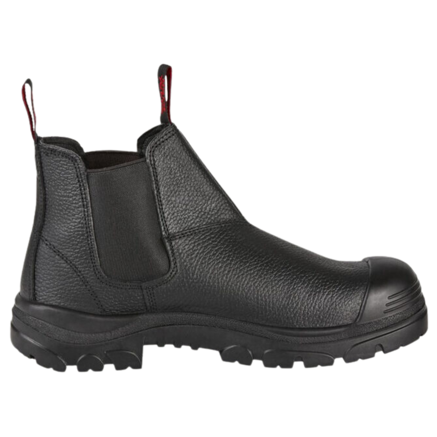 Hard Yakka Men's Grit Pull On Steel Toe Safety Boot - Black