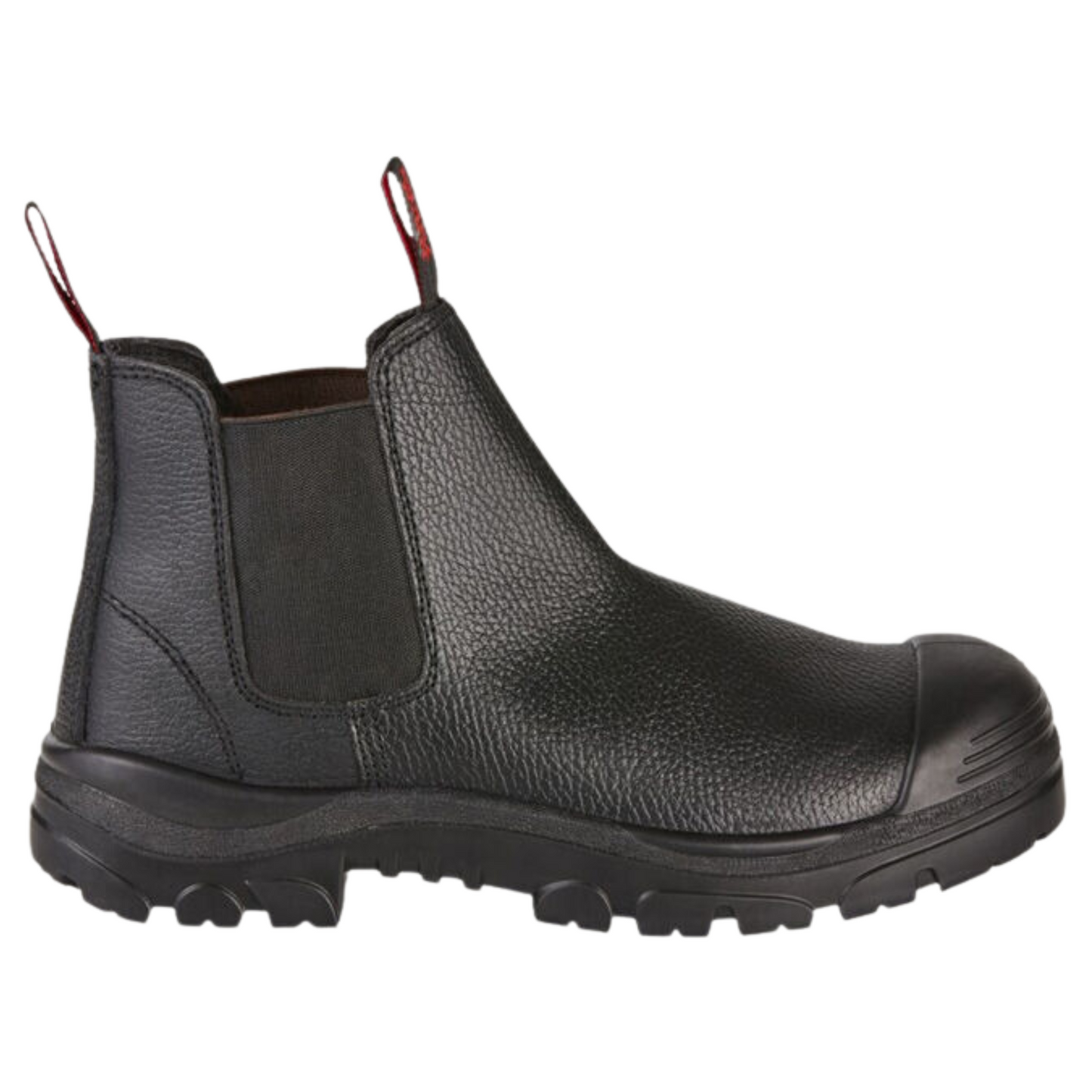 Hard Yakka Men's Grit Pull On Steel Toe Safety Boot - Black