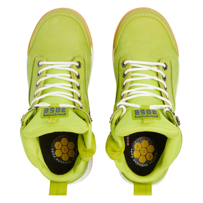 Hard Yakka Women's 3056 Lace Up & Side Zip Safety Boot - Wasabi