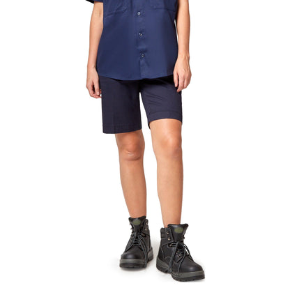 King Gee Women's Casual Chino Short - Navy Workwear King Gee 