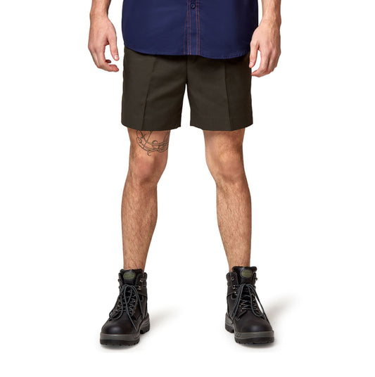 Hard Yakka Permanent Press Pleat Front Short - Green Workwear Hard Yakka 