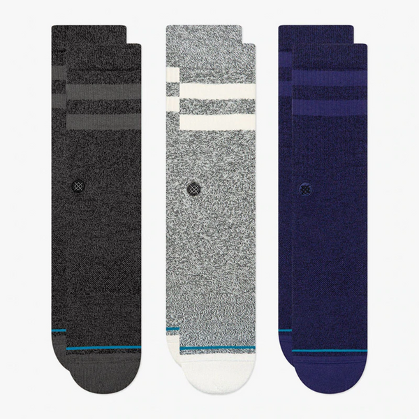 Stance Casual The Joven Crew Socks 3 Pack - Grey