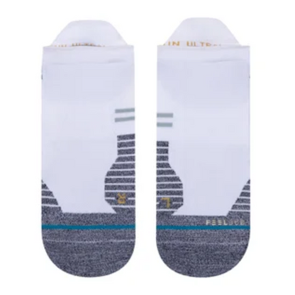 Stance Performance Run Light Tab St Socks - White