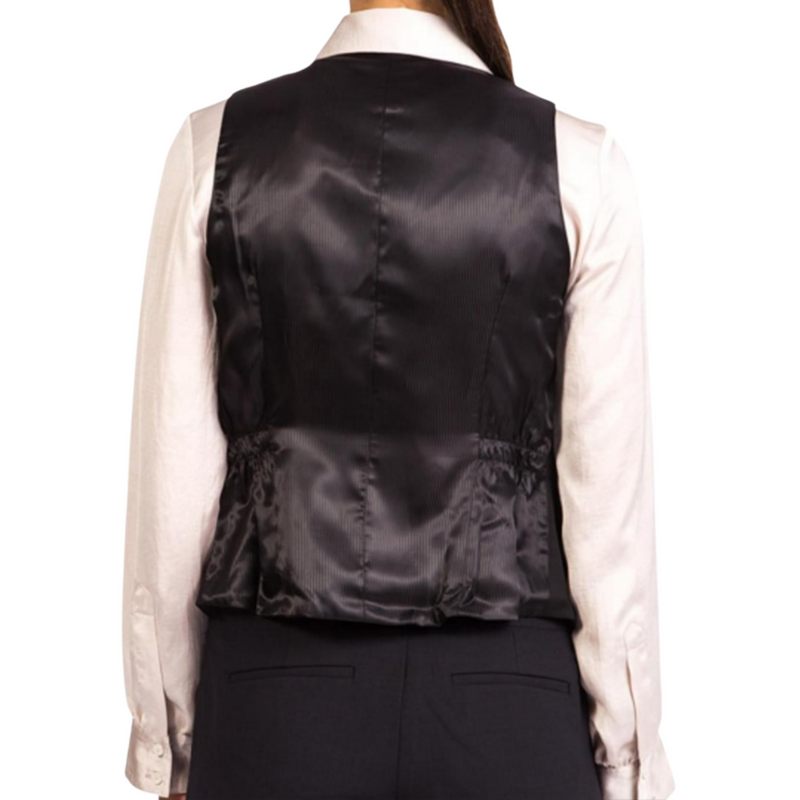 StyleCorp Women's Tailored Vest - Black