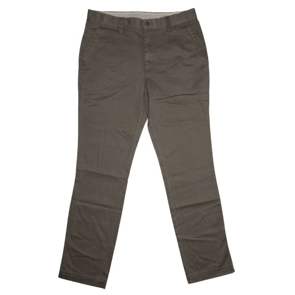 Bracks Ryan Cotton Casual Fit Flat Front Men's Trousers - Brown Sage