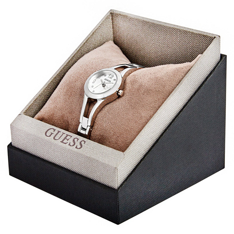 Guess Evie Silver Silver Bracelet Watches Isbister & Co Wholesale 