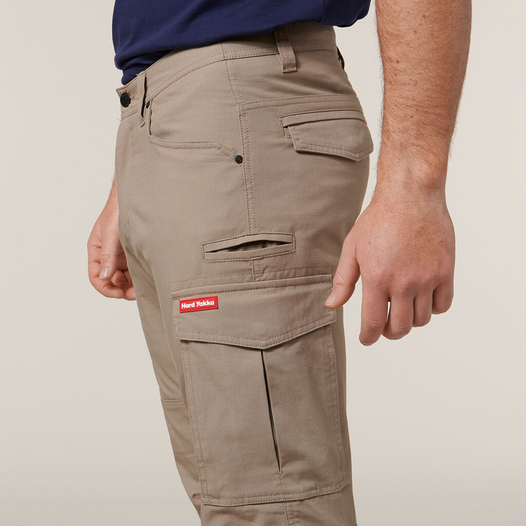 HARD YAKKA MEN'S 3056 UTILITY RIPSTOP PANT WITH CUFF