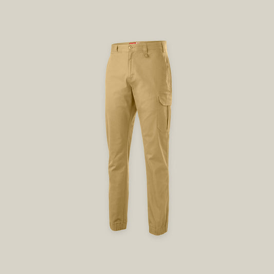 Hard Yakka Men's Stretch Cuff Cargo Pant - Khaki