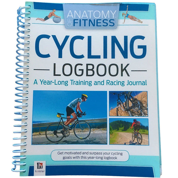 Anatomy of Fitness Cycling Logbook Books Hinkler Books 