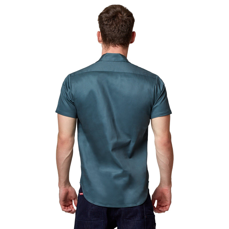 King Gee Open Front Drill Shirt - Green Workwear King Gee 