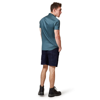 King Gee Open Front Drill Shirt - Green Workwear King Gee 