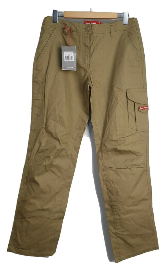 Hard Yakka Women's Vented Cargo Pants  - Khaki